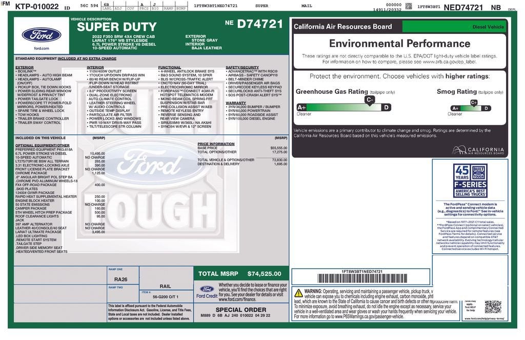 2022 Ford Super Duty F-350 SRW XL