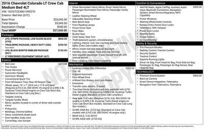 2016 Chevrolet Colorado 4WD LT
