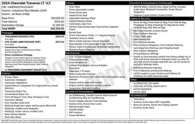 2024 Chevrolet Traverse LT