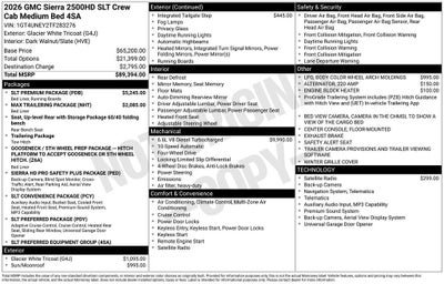 2026 GMC Sierra 2500 HD SLT