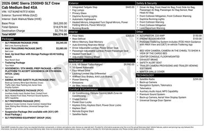 2026 GMC Sierra 2500 HD SLT
