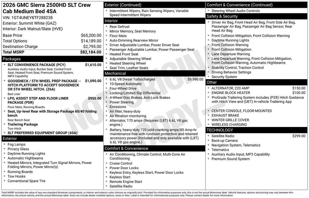 2026 GMC Sierra 2500 HD SLT