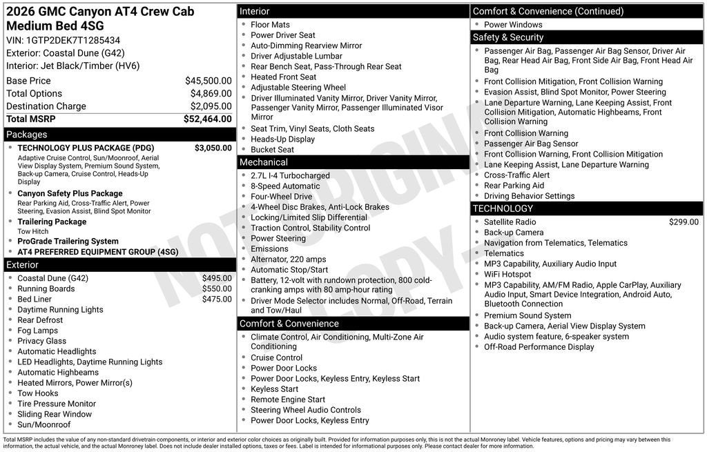 2026 GMC Canyon AT4