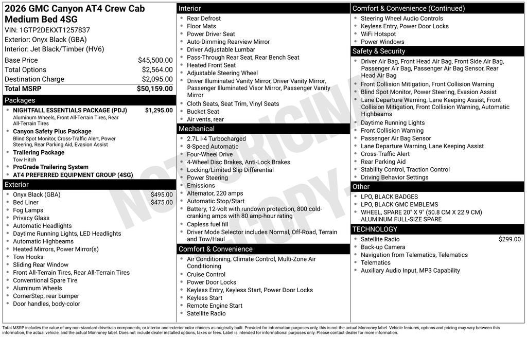 2026 GMC Canyon AT4