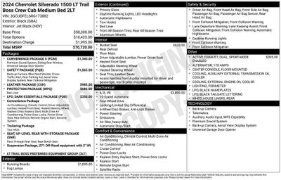 2024 Chevrolet Silverado 1500 LT Trail Boss