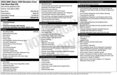 2023 GMC Sierra 1500 Elevation