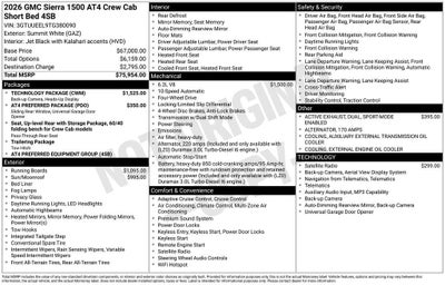 2026 GMC Sierra 1500 AT4