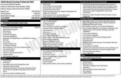 2026 Buick Envista Preferred