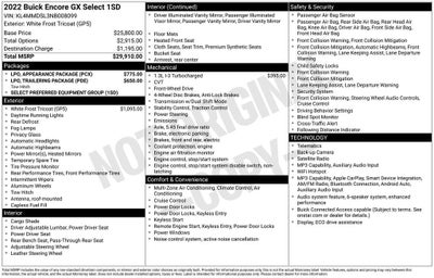 2022 Buick Encore GX Select
