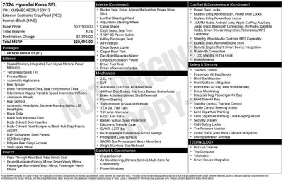 2024 Hyundai Kona SEL