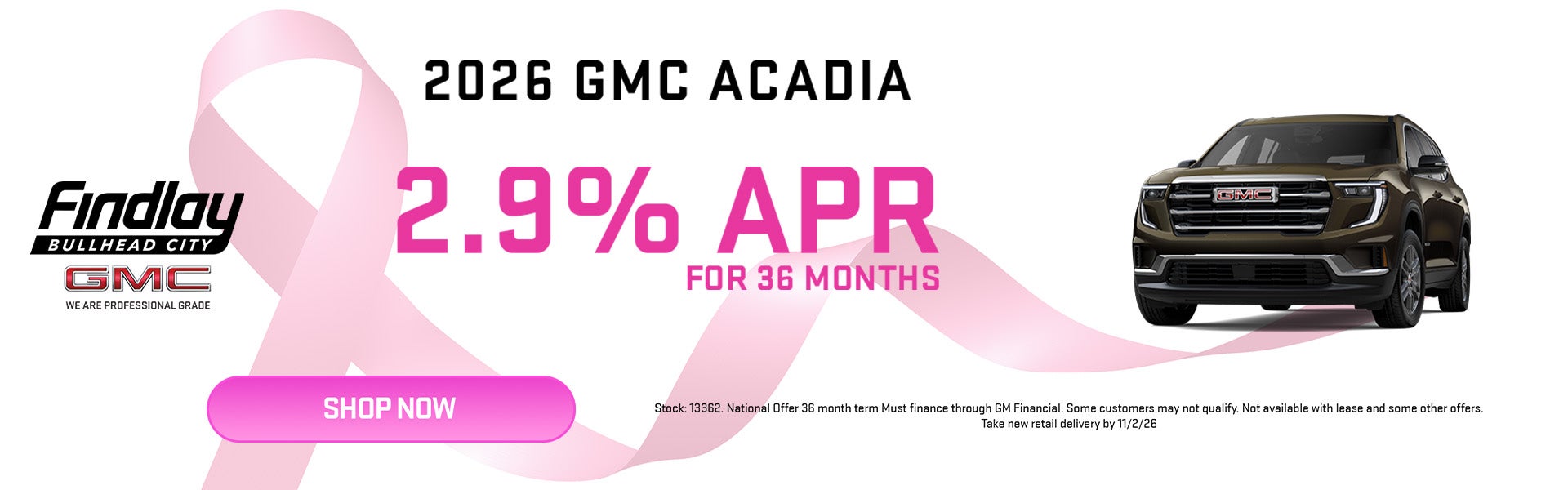2026 GMC Acadia Special